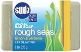 Sudz by Kiss My Face Bar Soap, Rough Seas, Exfoliating, 8-Ounce Bars (Pack of 6)