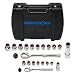 Armstrong 16-087 Eliminator 23pc 3/8 & 1/2 Drive Fractional Ratchet/Socket Set