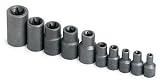 SK 19760 10 Piece 1/4-Inch, 3/8-Inch, and 1/2-Inch Drive E4 to E18 Torx Socket Set