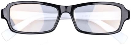 Computer Glasses with Clear Polycarbonate Double Sided Anti-reflective Coating, Scratch Coating and Uv Protection - Plastic Frame
