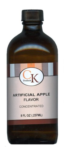 CK Products Concentrated Apple Oil Based Flavor, 8 ounce bottle