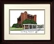 Lamar University Alma Mater Alma Mater 14x18 Lithograph in Mahogany Frame