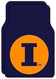 Illinois Fighting Illini ( University Of ) NCAA 18x26 Car Floor Mats