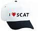 I Love scat White Cap