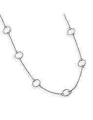 16 Inch Sterling Silver Chain with Circle Links