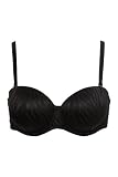 Torrid Plus Size Black Zebra Mesh Strapless Bra