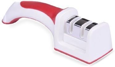 Hunting Knife Sharpener #1 Rated Adjustable Manual Knife Sharpener - Ideal For The Home, Kitchen, Camping, Hunting - The Best Choice For Master Chefs - Multifunction Kitchen Knife Sharpener - Pocket 2 Stage Sharpening System - 100% Unconditional Money Back Guarantee