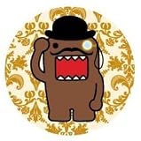 Domo-Kun Monical and Mustache Button DB4273IMAGE