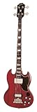 Epiphone EB-3 Electric Bass Guitar, 2 Pickups, Cherry
