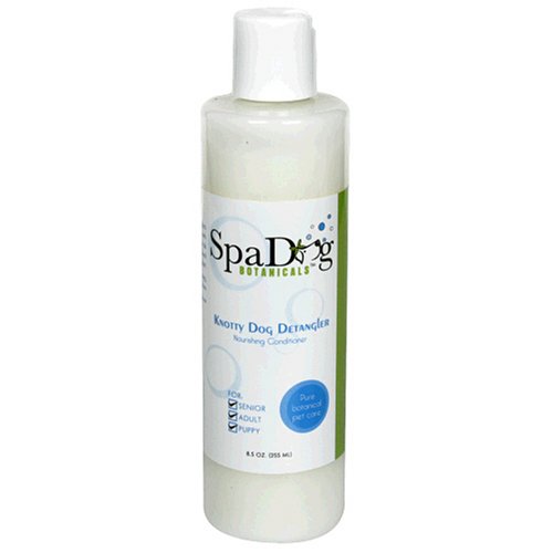 Spa Dog Botanicals Knotty Dog Detangler, Nourishing Conditioner, 8.5 oz (225 ml) (Pack of 2)
