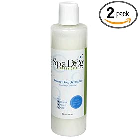 Spa Dog Botanicals Knotty Dog Detangler, Nourishing Conditioner, 8.5 oz (225 ml) (Pack of 2)