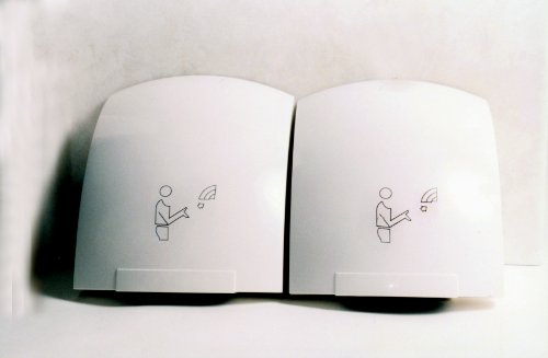 Two (2) Automatic Electric Hand Dryer Infrared Hands Free
