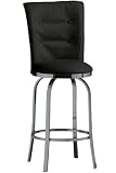 Bella Swivel Bar Stool Bar Chrome/black