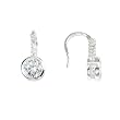 FOJO's 7mm Clear CZ Drop Earrings