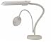All Products : Daylight Desk Lamp with Magnifier (White) (24" H x 20" W)