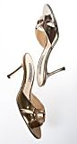 ANNE KLEIN NEW YORK 'AIKO' METALLIC MULES