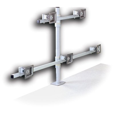 SV12 Tischständer für 5 Monitoren bis je 10 kg Schwarz