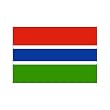 Gambia 2ft x 3ft Nylon Flag