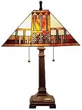 Sienna Mission Tiffany Style Table Lamp