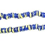 100 Dark Blue Egg with Yellow Lines