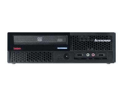 Lenovo ThinkCentre M58p 9961 - Eco USFF - 1 x Core 2 Duo E8400 / 3 GHz - RAM 2 GB - HDD 1 x 250 GB - DVD-Writer - GMA 4500 - Gigabit Ethernet - Windows 7 Pro / XP Pro downgrade - pre-installed: Windows XP - Intel vPro Technology - Monitor : none - TopSeller - Microsoft Office Ready