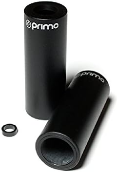 Primo Binary PL V2 BMX Peg 4.5" With 3/8" Adapter, Matte Black/Gold