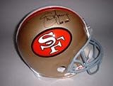 Steve Young Autographed San Francisco 49ers Riddell Throwback Full Size Authentic Helmet with "HOF 2005" Inscription