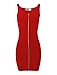 TAM Ware Women Slim Fit Zip Up Bodycon Mini Dress