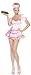 

Sexy 50S Diner Waitress Halloween Costume With Headband