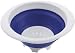 Progressive International 5 Quart Collapsible Colander, Blue and White