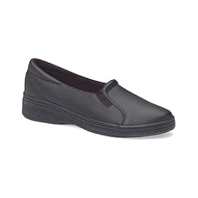 Grasshoppers Ladies Jensen Leather Slip-on Shoes by Grasshoppers