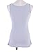 PrettyGuide Women's Shimmer Glam Sequin Embellished Sparkle Tank Top Vest Tops XS Silver