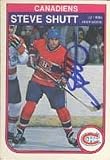 Steve Shutt, Montreal Canadiens, 1982 Opee Chee Autographed Card