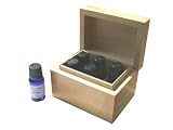 A&W Classic Essential Oil Gift Set One - 6 x 10ml oils in 6 hole box - Eucalyptus, geranium, jasmin