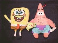 Spongebob & Patrick Squarepants Plush Set, 2 Pieces - 8 Inches
