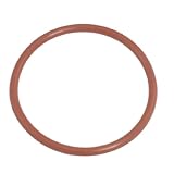 uxcell シリコン Oリング　Oリング シリコン　レッド　60mmx53mm x3.5mm　10個