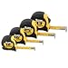 Tape Measure Set, Quick Read, Cushioned, 4 Piece, Contains 12