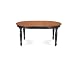International Concepts T57-6648XBT 48 x 48 x 66 Inch Table Top with Butterfly Leaf - Black/Cherry