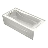 Mariposa 6' Bath Tub with Integral Apron, Tile Flange and Left Hand Drain Finish