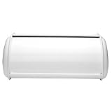 Bread Bin Sleek Designer Style Box in White by Polder Home Tools