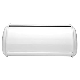 Bread Bin Sleek Designer Style Box in White by Polder Home Tools by Polder