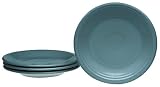 Fiesta Juniper 464 Salad Plates, Set of 4, 7-Inch