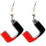 NCAA Miami Hurricanes Logo Dangling Earrings (Set of 2)