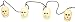 Sienna H56G4112 Halloween Skull Light Set with 35 Clear Lights