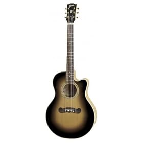 Gibson LC1 Cascade Quilted Maple Akustische Gitarre (mit Koffer) (Antique Natural)