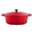 Chasseur Cast Iron 29cm, 3.8ltr Oval Chilli Red Casserole