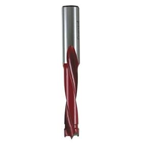 Freud BP80057L Industrial Carbide Tipped Brad Point Boring Bit Right Hand 8mm Diameter- 10mm Shank- 57.5mm Length
