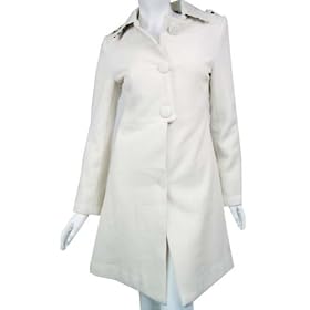 Chick Couture Cream Lace Wool Coat by Chick Nicky Hilton