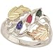 Beautiful! Sterling-Silver & Gold Black Hills Gold Mothers/Family Rings 2-6 Stones