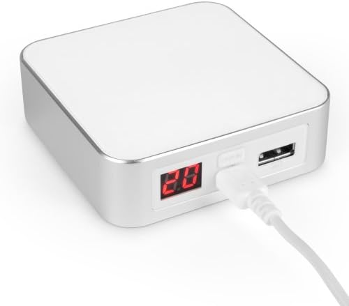 BoxWave Rejuva Power Pack Plus Nokia 7110 Power Bank - Compact, Portable 7800 mAh Rechargeable Li-ion Nokia 7110 Battery Charger, Recharge up to 3 Times with a Single Charge! (White)